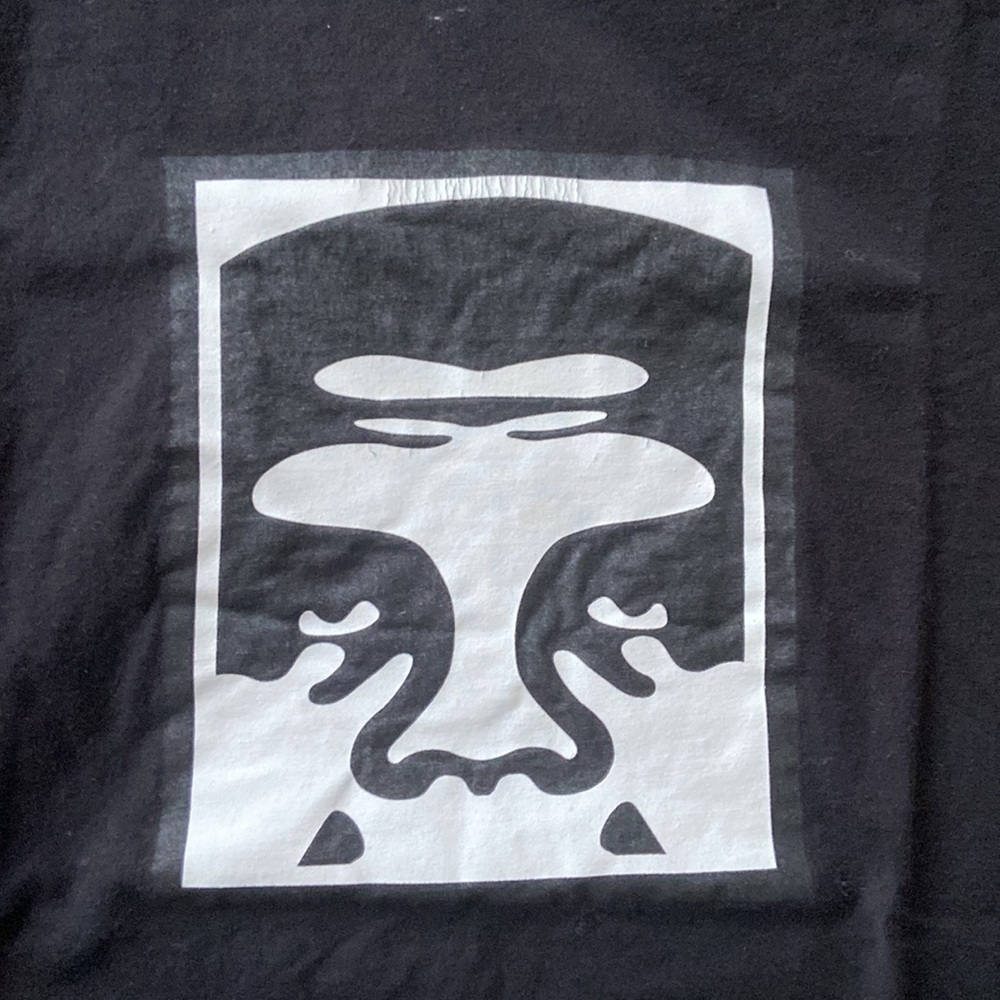 Obey - Black tee with print - Picture 2 of 6